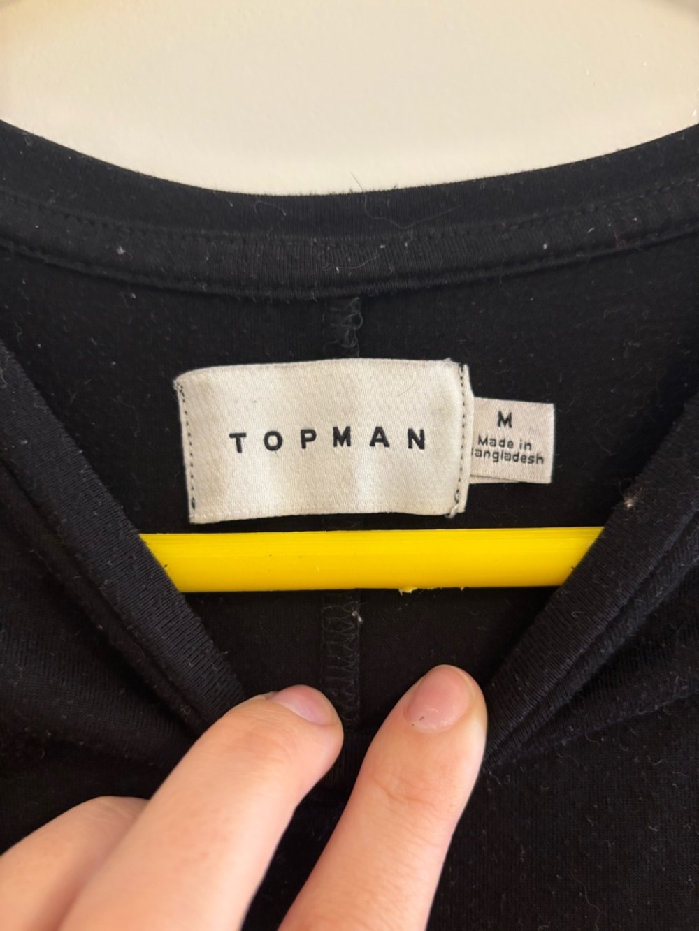 Topman Black Short Sleeve Crew Neck Tee
